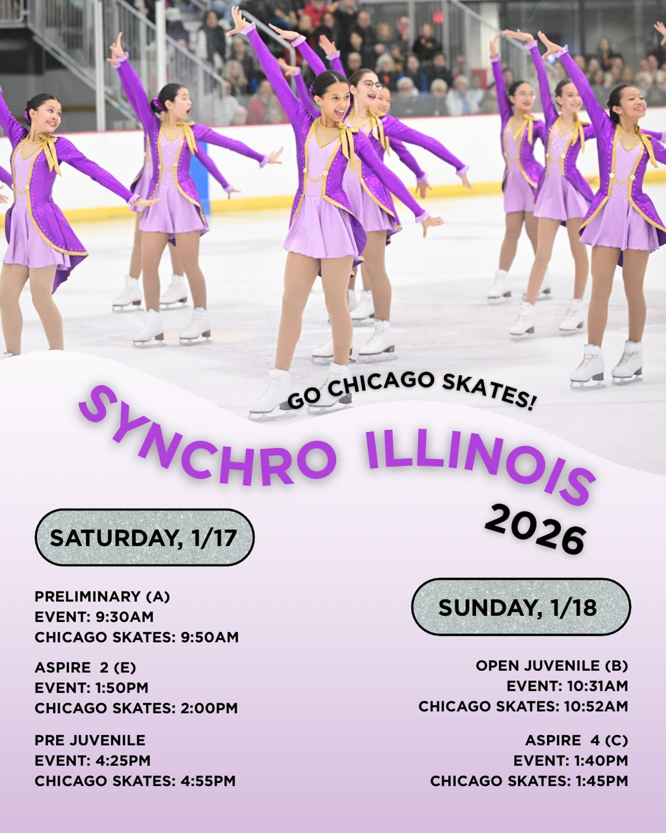 Synchro Illinois 2026 Schedule